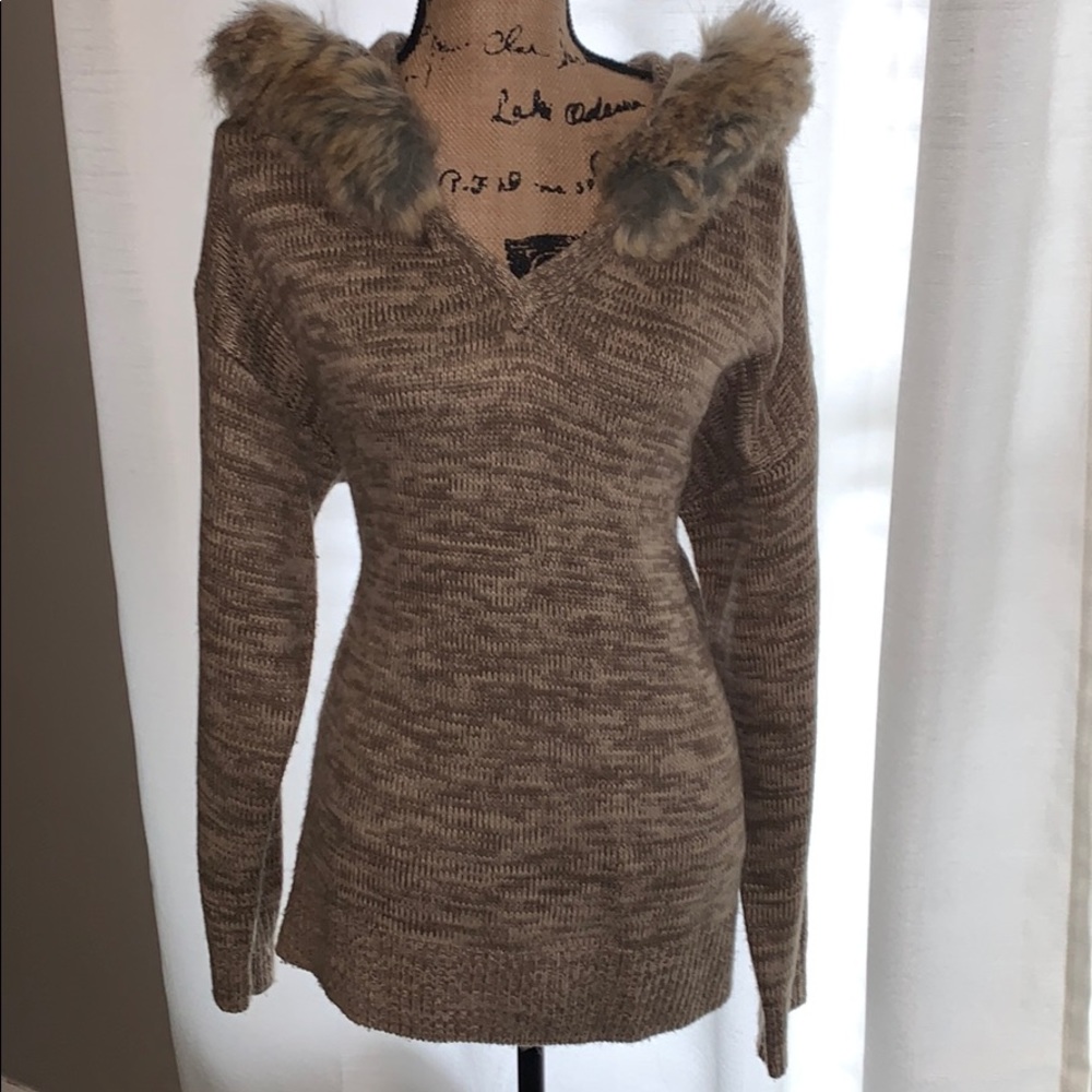 Venus fur lined sweater